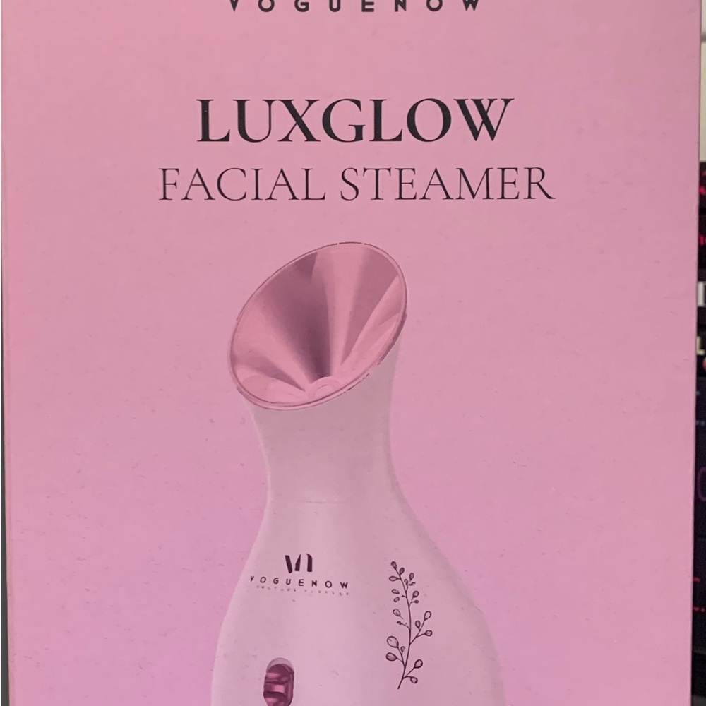 VogueNow LuxGlow Facial Steamer - Pink